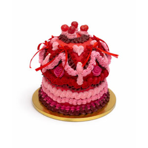 Edwina vintage torta – piros – Horvath Cukraszda