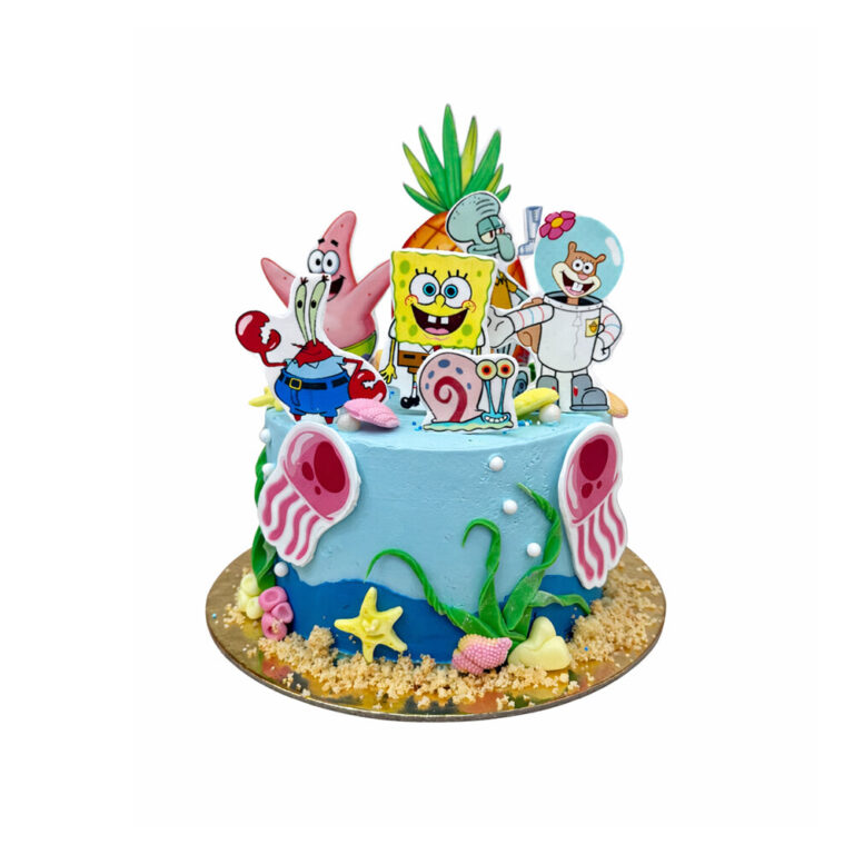 Spongyabob mese torta – Horvath Cukraszda