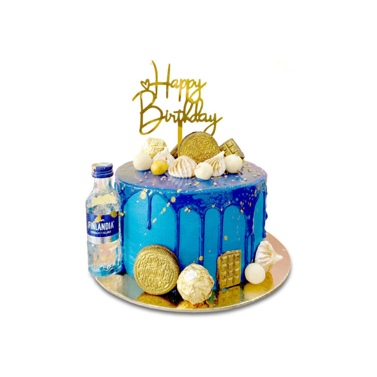 Blue Lagoon csurgatott torta – Horvath Cukraszda