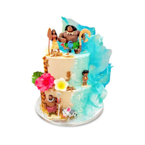 Vaiana torta 3D figurákkal – Horvath Cukraszda