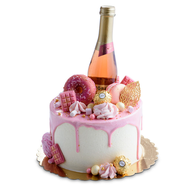 Pink Champagne csurgatott torta – Horvath Cukraszda